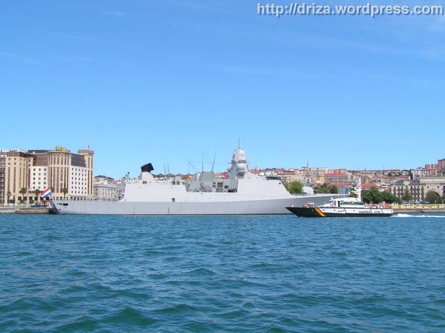 Una foto curiosa de la fragata