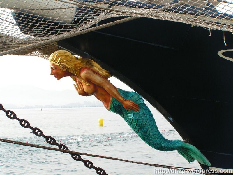 Mascarón de proa del Thalassa